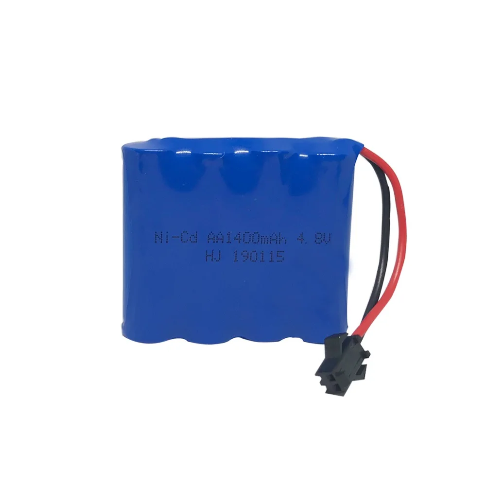 4.8v 1400mah NI-CD battery with charger 5in1 cable for remote control cars 4.8 V rechargeable nicd battery high capacity battery