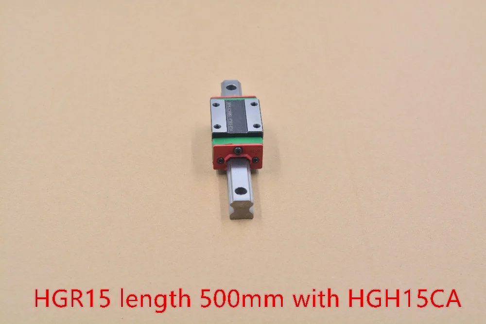 

HG linear guide HGR15 width 15mm length 500mm with HGH15CA motion slide rail for cnc xyz axis