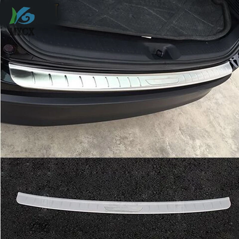 ACCESSORIES FIT FOR TOYOTA HIGHLANDER KLUGER 2014 2015 REAR BUMPER PROTECTOR STEP PANEL BOOT COVER SILL PLATE
