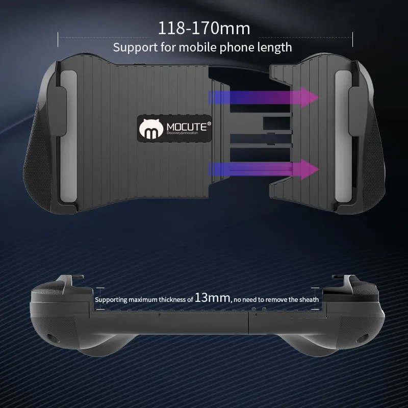 Mocute 057 4,0 블루투스 게임 패드 pubg controlador pubg móvil activa 조이스틱 inalámbrico joypad para ios xs para tableta android
