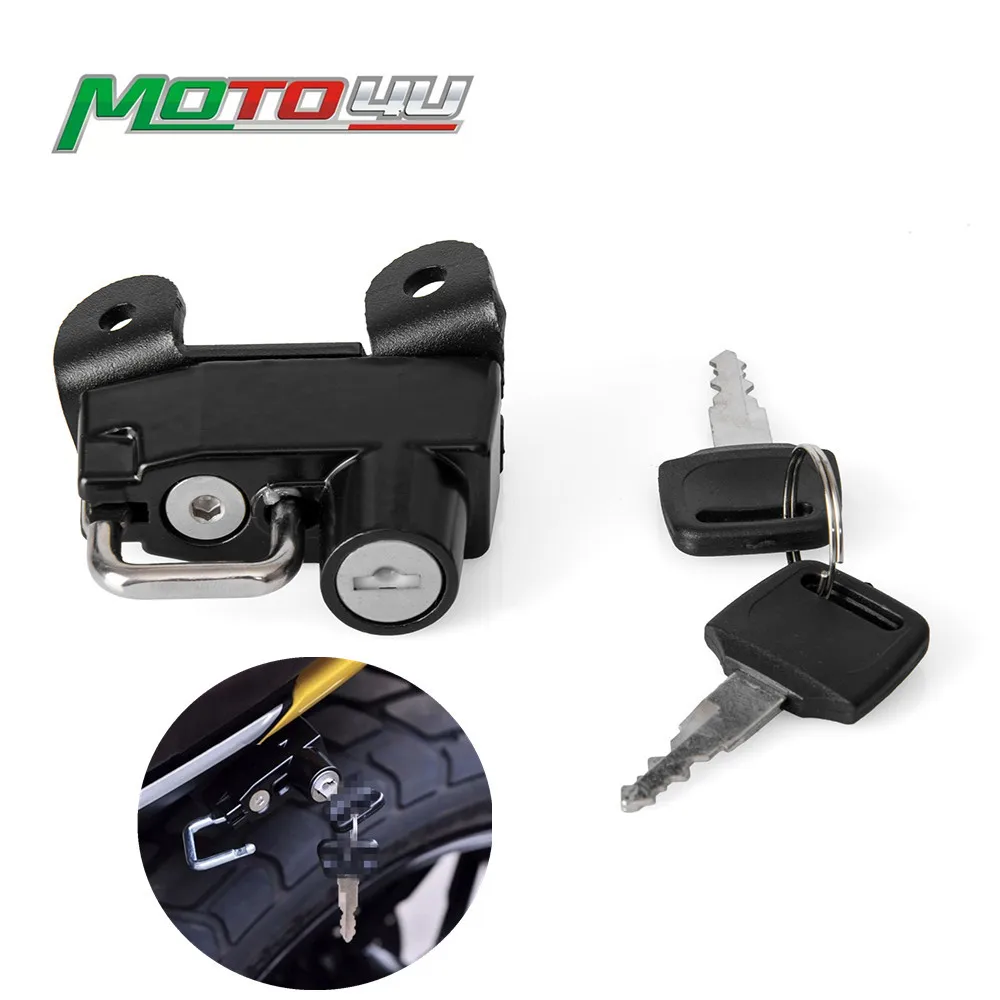 

Motoecycle Helmet Lock Black with 2 keys Motorbike Accessories For Ducati Scrambler 800