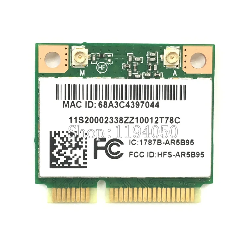 Atheors AR9285 AR5B95 Wireless WiFi Card IBM E46 Y560 V360 Z470 Y460 G460 G470 WLAN 150Mbps WIFI CARD