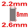 2.6x8mm  100 piezas