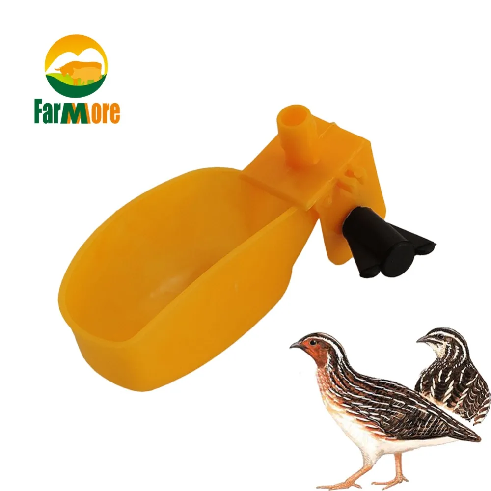 

10Pcs Quail Automatic Drinking Piegon Duck Water Bowl Small Pet Bee Parrot Bird Quail Small Animal