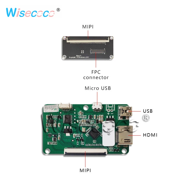 Imagem -05 - Monitor Lcd de 5.5 Polegadas 2k Resolução 1440x2560 Ips Nova Versão da Placa de Controle de Driver para Impressora 3d Diy