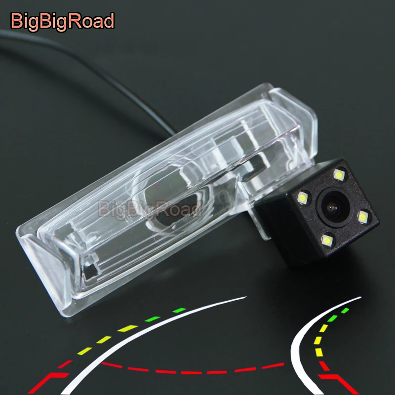 BigBigRoad For Lexus LS430 LS430 IS300 IS200 IS 300 200 2001-2005 Car Intelligent Dynamic Trajectory Tracks Rear View CCD Camera