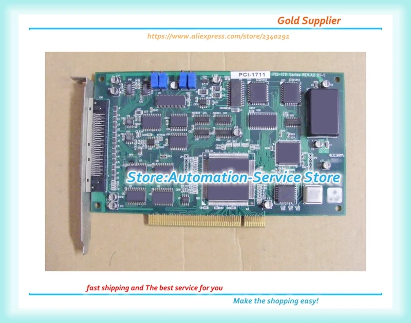 

PCI-1711 REV.A2 12-bit 16-channel Single-ended Input Multi-function Data Acquisition