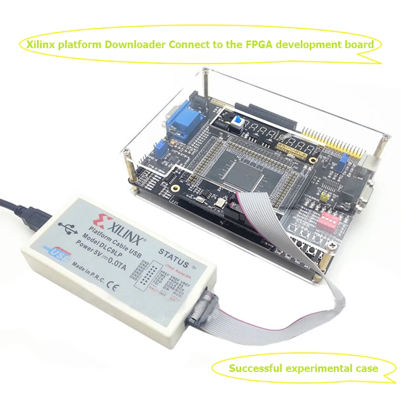 Upgraded Version DLC10 Xilinx Platform Cable USB Download Cable Jtag Programmer for FPGA CPLD CY7C68013A Replace DLC9LP