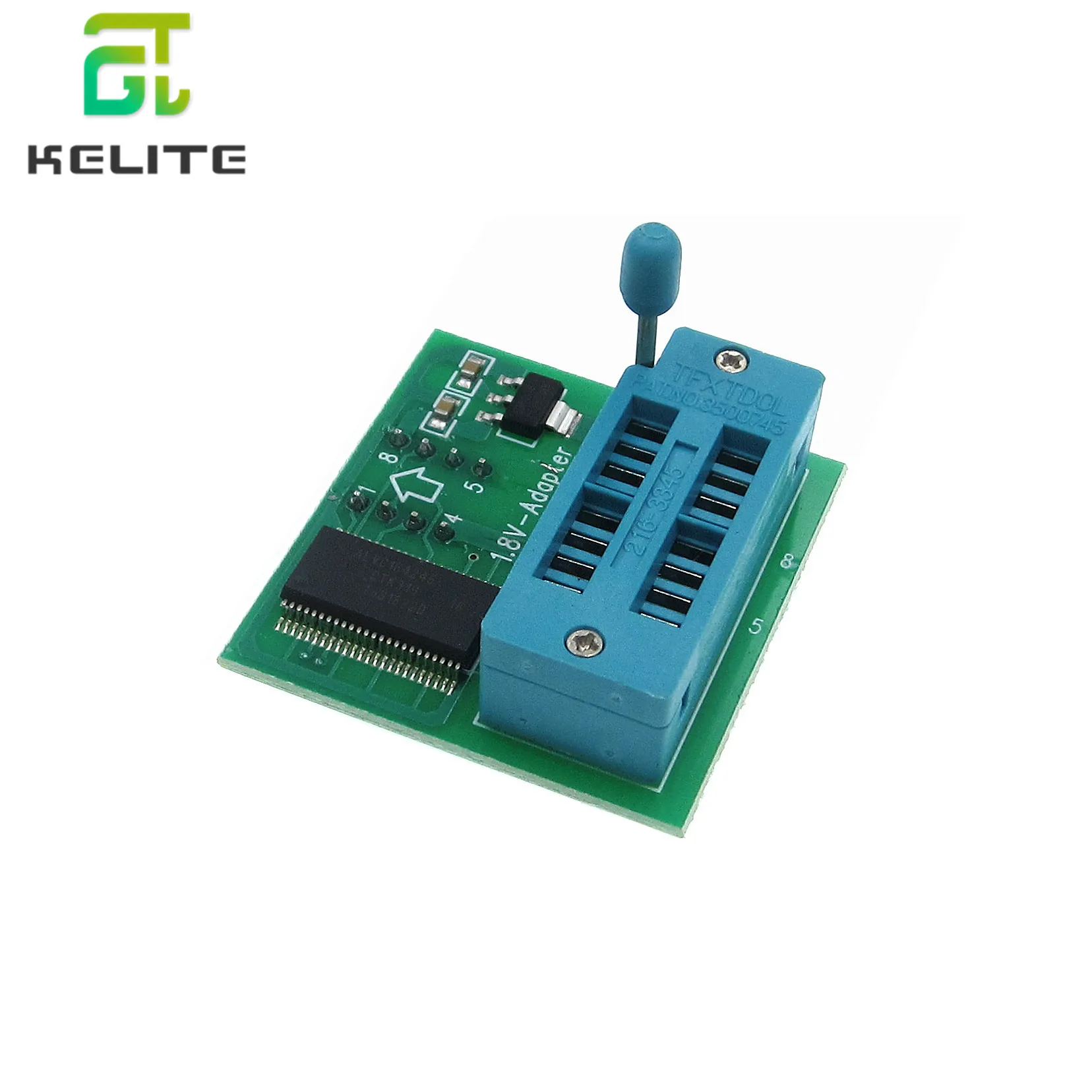 1.8V adapter for motherboard 1.8V SPI Flash SOP8 DIP8 W25 MX25 use on programmers TL866CS TL866A EZP2010 EZP2013 CH341