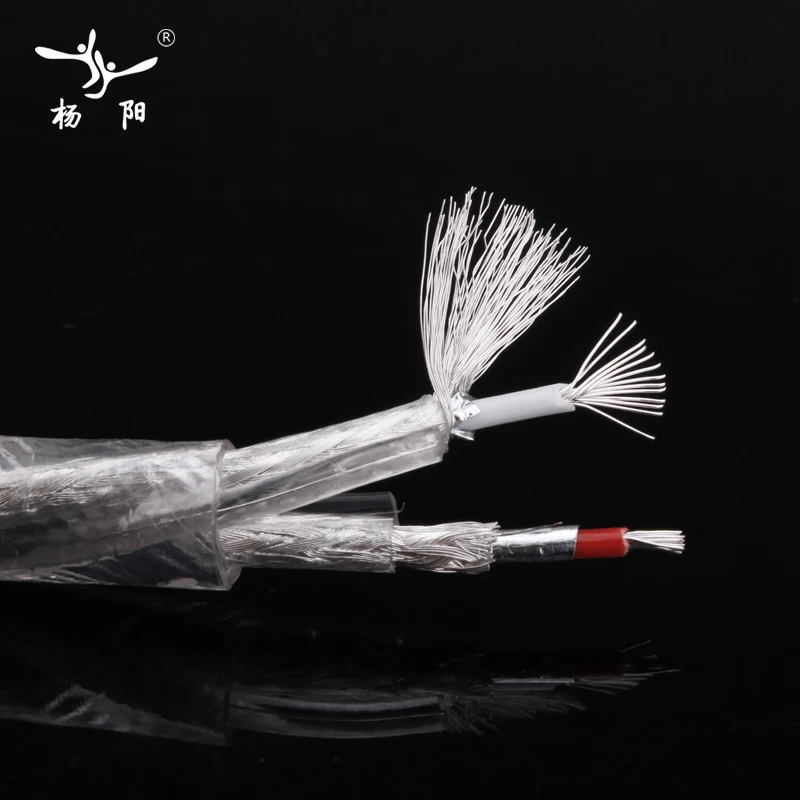 Yyaudio YY-E150-S ايفي بالفضة كابل الصوت ايفي كابل سلك سلك كابل السائبة ديي تباع في متر