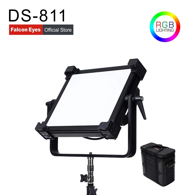 Falcon Eyes 200W RGB LED Studio Video Fotografia Light Support APP Control with 21 Scene Modes Continuous Lighting Lamp DS-811