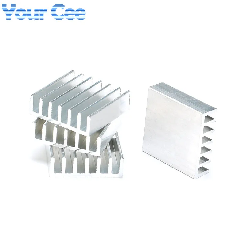 20pcs/5pcs 20*20*6mm Silver Radiator Cooling Fin Aluminum Cooler Heatsink Heat Sink 20X20X6mm