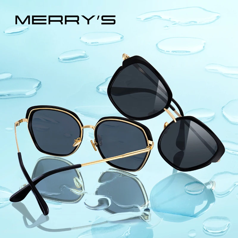 

MERRYS DESIGN Women Fashion Polarized Sunglasses Shield Frame Metal Temple 100% UV Protection S6371