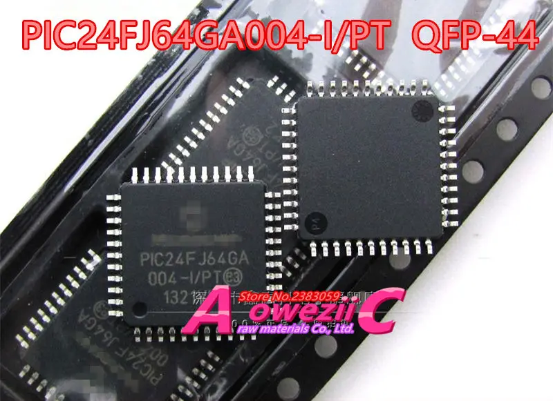 

Aoweziic 2 pcs 2021+ 100%new original PIC24FJ64GA004-I/PT PIC24FJ64GA004 QFP-44 MCU controller