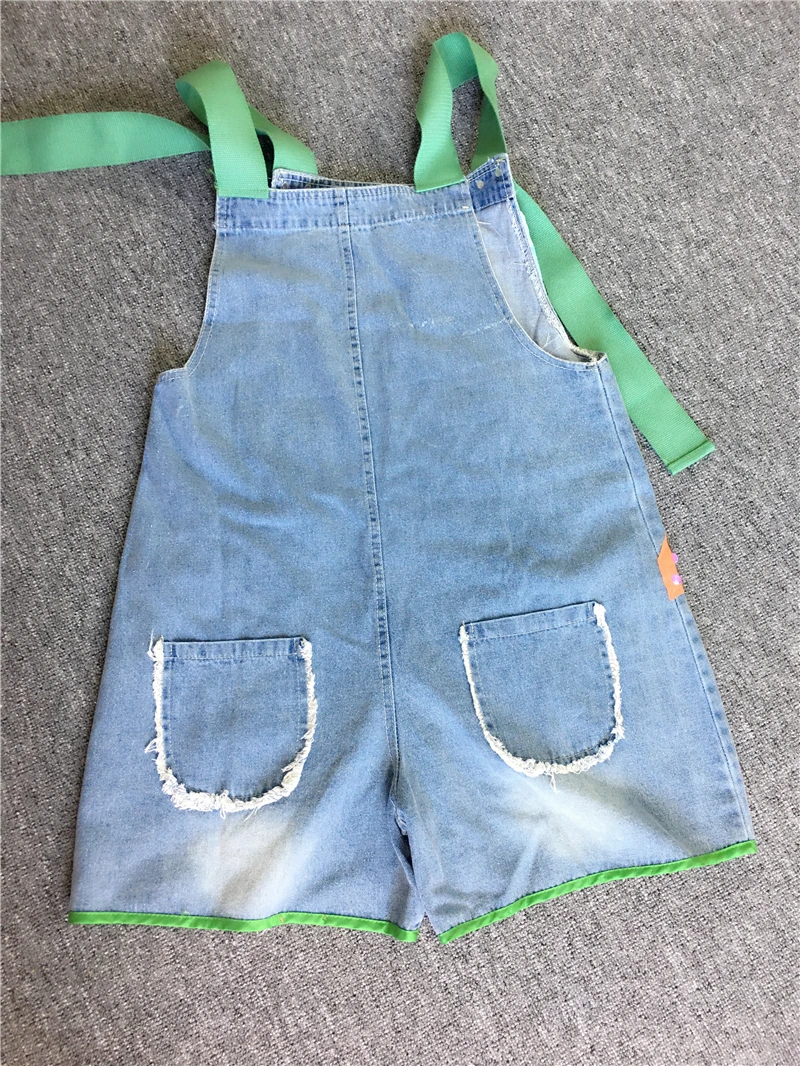 Kleurrijke Cartoon Pailletten Denim Jumpsuit Romper Vrouwen Hollow Out Overalls Zomer 2018 Losse Denim Leuke Party Rompertjes Tops NS942