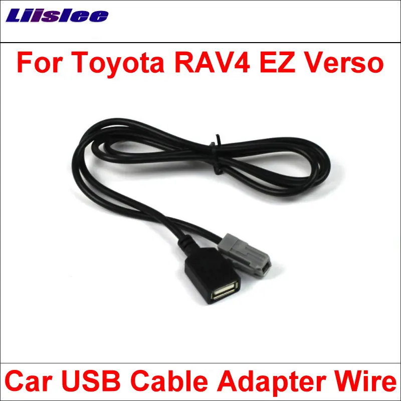 

For Toyota RAV4 EZ Verso Original Plugs To USB Adapter Conector Car CD Radio Audio Media Cable Data Wire