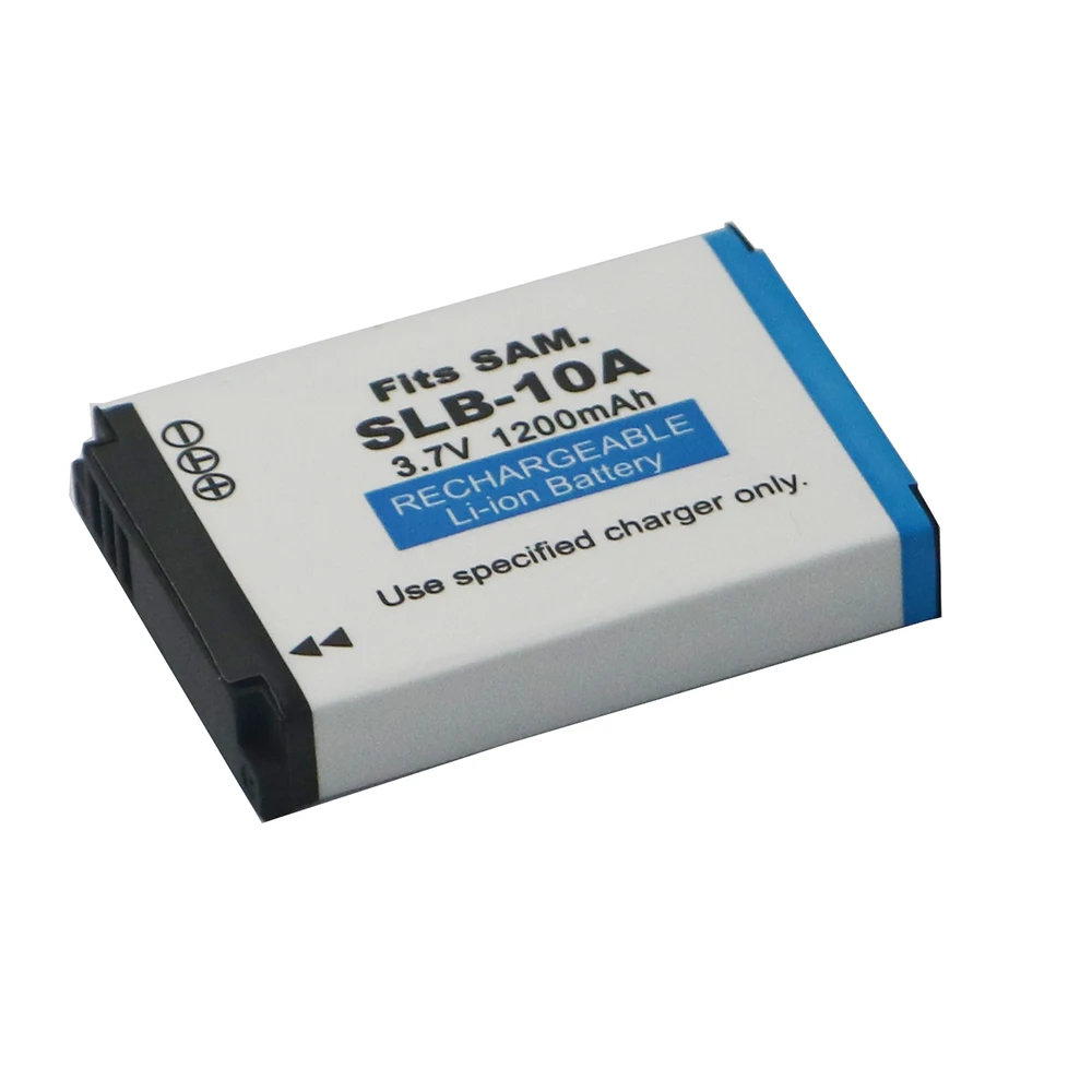 SLB10A SLB-10A 1200mAh Rechargeable Batteries for Samsung NV9/TL9 M310W L310W/SL310 L210 L110 L100 P1000 ES60 ES55/SL102 PM190