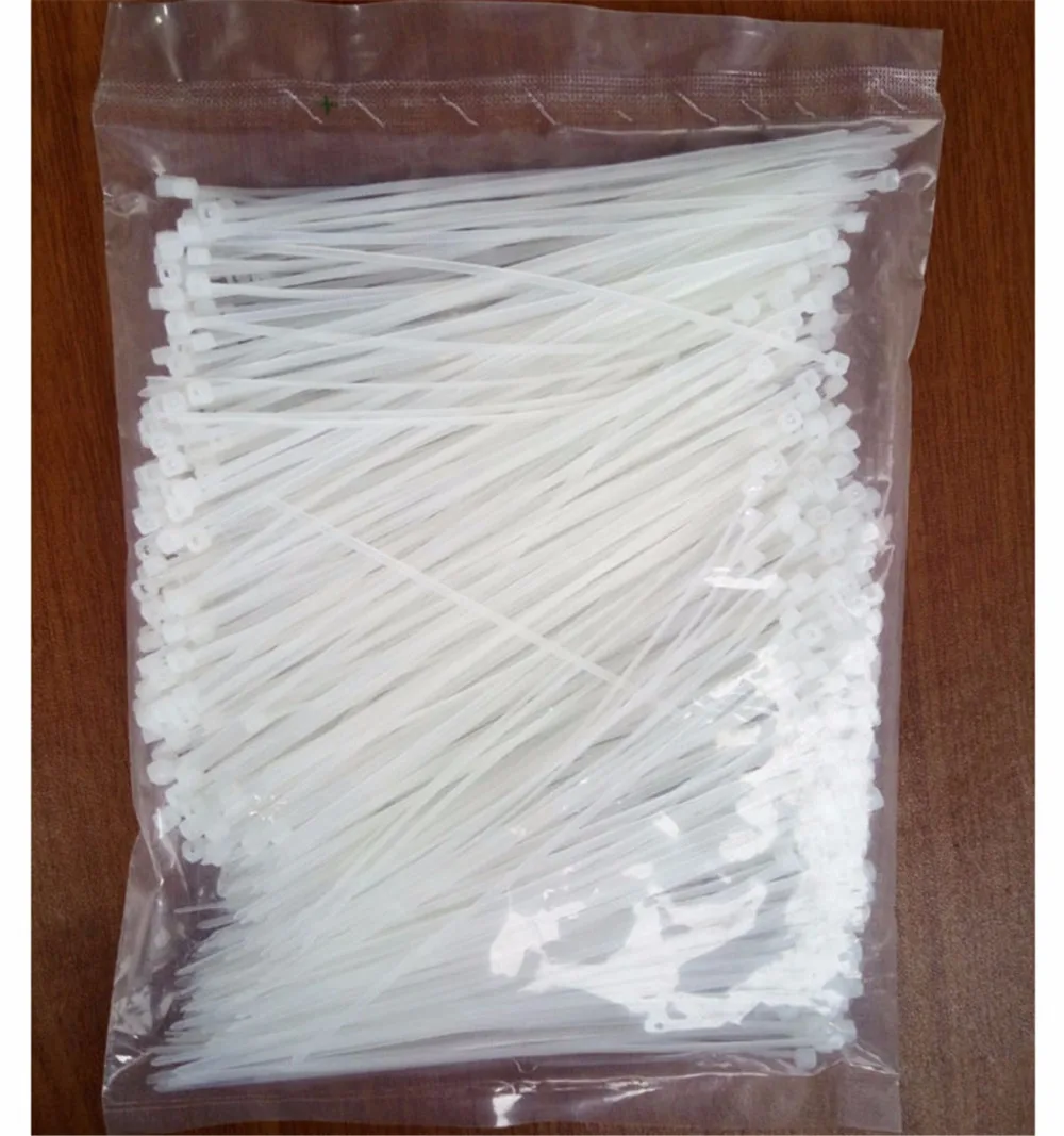 

1000pcs 3*60/80/100/120/150/200mm Self-Locking Nylon Cable Tie Plastic Cable Zip Wire Tie Cord Strap