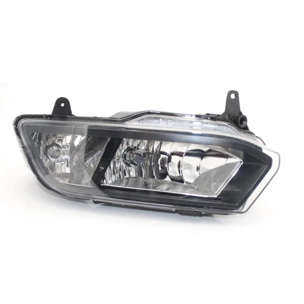 1Pc Left Side Fog Light For VW Polo 6C 2014 2015 2016 2017 Car-Styling Front Halogen Fog Light Fog Lamp Assembly With 2 Bulbs