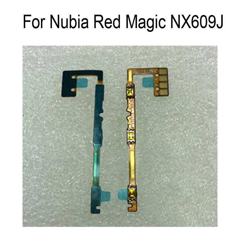 Replacement Power On/Off Key & Volume Side Button Flex Cable For Nubia Red Magic NX609J Side Key Power Volume Button Flex Cable