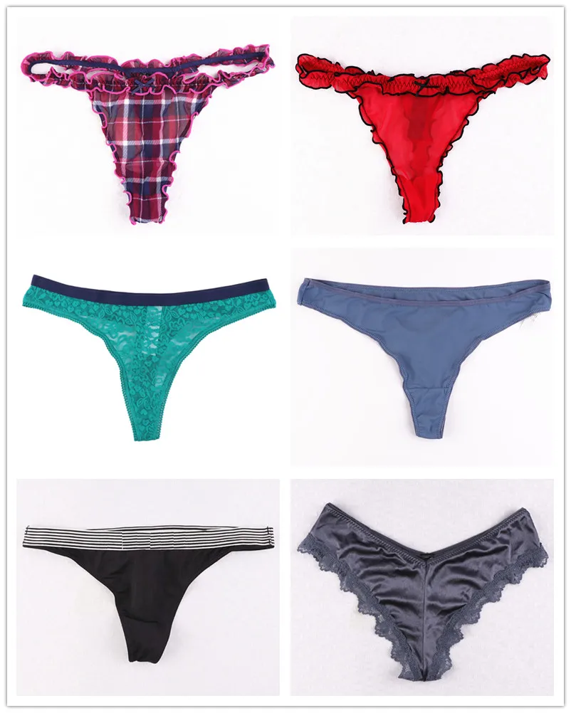 5/10 PCS/Lot Random Variety of  Thongs and G strings Women Panties Female Thong T back Women Underwear Lingerie Tanga