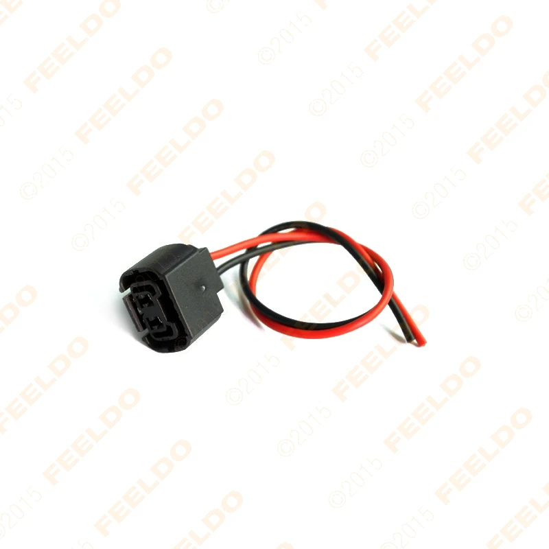 

FEELDO 1Pc Car 5202 H16 2504 PS24W 5201 Bulbs Female Connector For Fog Lights Wiring Pigtail Harness #FD-965