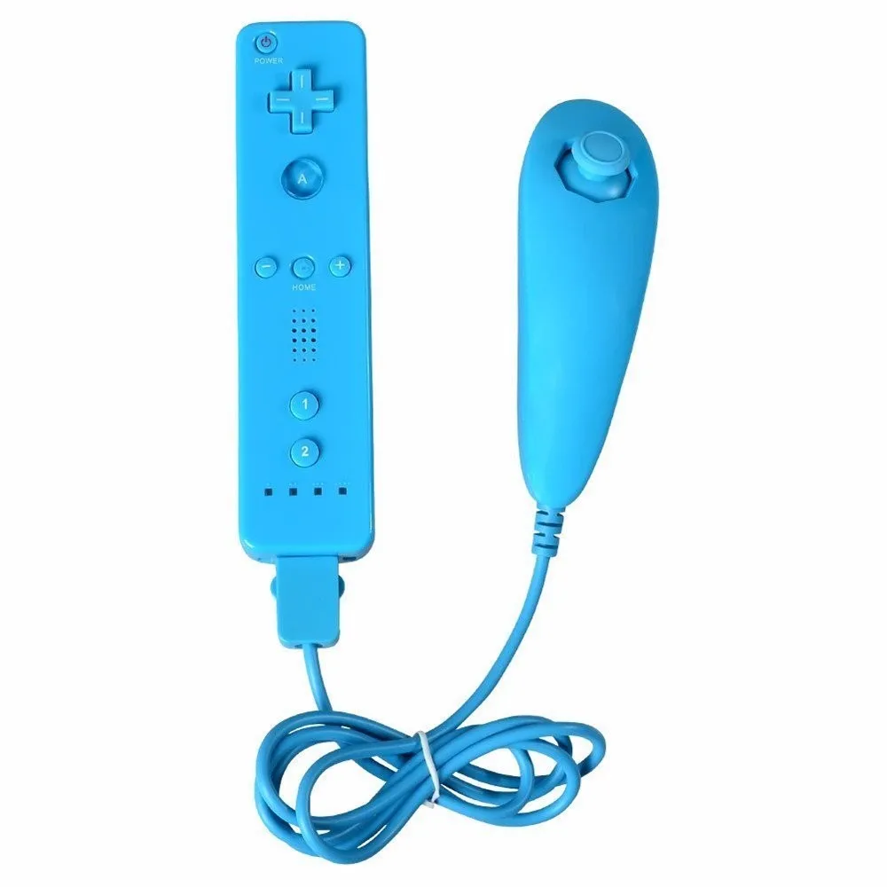 6 色 1 パックリモコンヌンチャク Wii 任天堂なしモーションプラス