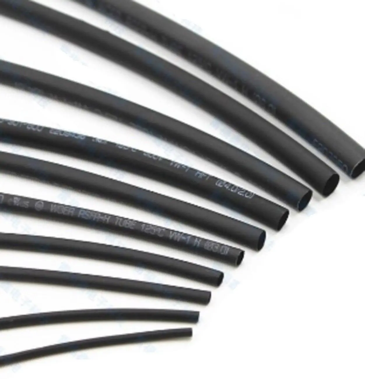 

20 Meter 1 2 3 3.5 5 6 8 10 13 mm Diameter Black Heat Shrink Tubing 2:1 Cables Sleeving Wire Tube Wrap Cableshrink