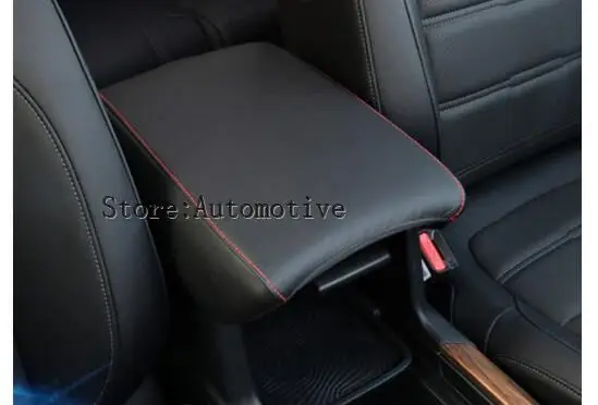 

Super fiber Leather Car Armrest Cover Pad Console Arm Rest Pad Accessories For 2017 2018 for Honda CRV CR-V