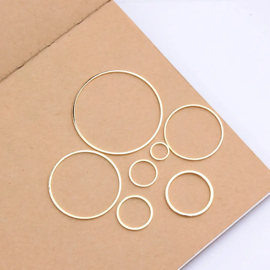 2017 Hottest Geometric Graphic Round Circle Alloy Charms Zinc Alloy Simplify DIY Jewelry Findings Ornament Accessories