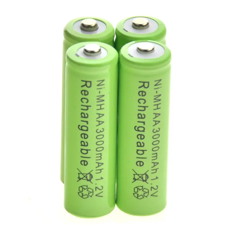 1-20 sztuk 1.2v AA bateria 3000mAh 1.2V Ni-MH AA akumulatory 2A Batteria do ogrodu lampa słoneczna zabawka ze światłem LED Mp3 komórki