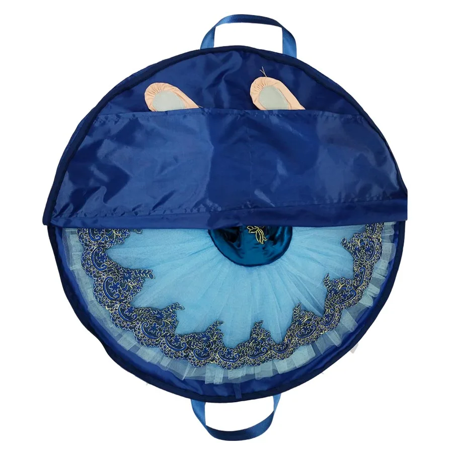 Professionelle Ballett Tutu Tasche Rosa Für Verkauf Schwarz, Navy blau, blass blau Farben Wasserdichte Tutus Tasche Wettbewerb Flodable Tutu Taschen