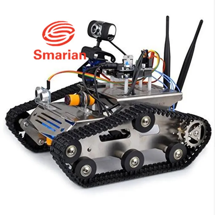 Smarian-Kit de Chasis de coche Robot Wifi para Arduino, cámara Hd, Ds, Kit de Robot Educativo inteligente para niños, wifi, rc clawler, juguete rc diy