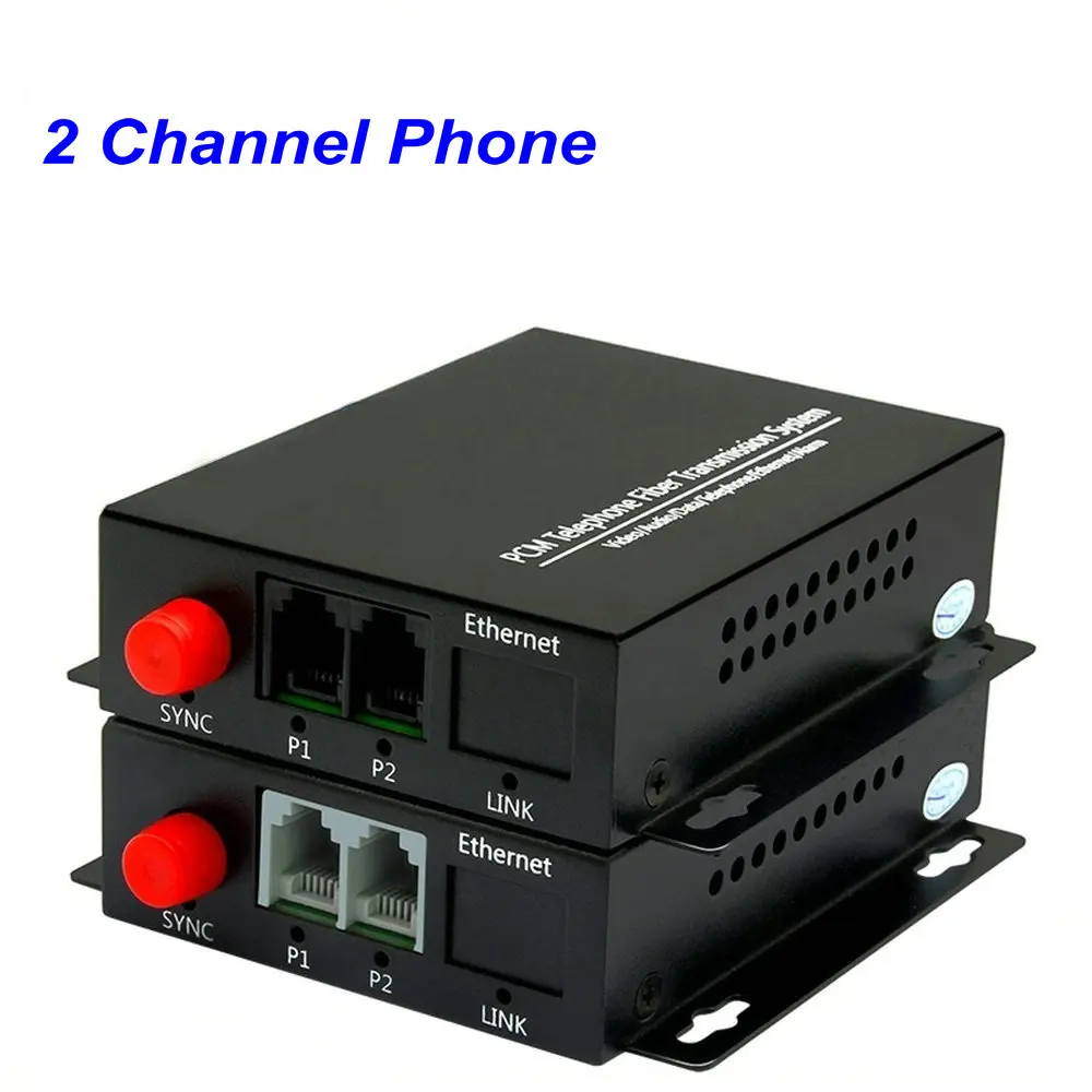 

1 Pair 2 Channel- PCM Voice Tel Over Fiber Optic Multiplexer Extenders ,FC Optical Port,Support Caller ID and Fax Function