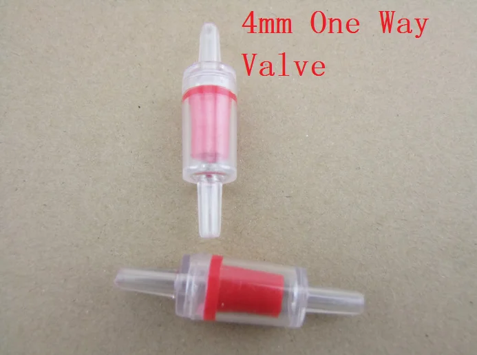 4mm Anti Backflow One Way Valve Stop Flow DIY Air Pump Water Pump Parts