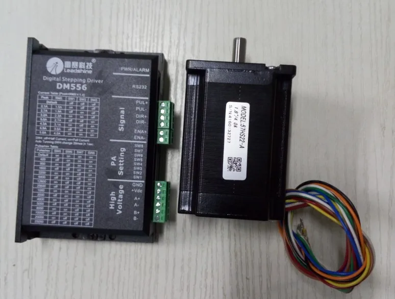

Шаговый двигатель Leadshine DM556 + a, диаметр вала 8 мм, длина 8 мм, 2 шт. в партии