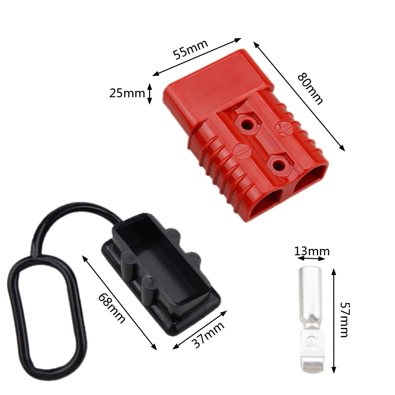 50A/120A/175A/350A 600V Quick Connector Winch Trailer Battery Connect/Disconnect Wire Harness Plug  With 4 Accessories OBD2 CAR