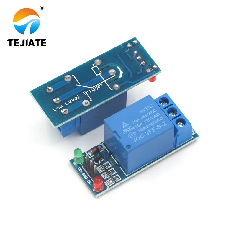 5V/12V/24V low level trigger One 1 Channel Relay Module interface Board Shield Blue