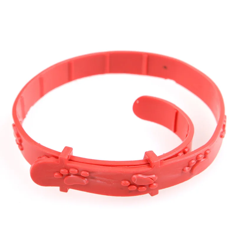 Red Adjustable Dog Neck Strap Anti Flea Mite Acari Tick Remedy Cat Collar Pet Supplies Summer Anti-insect For Kitten
