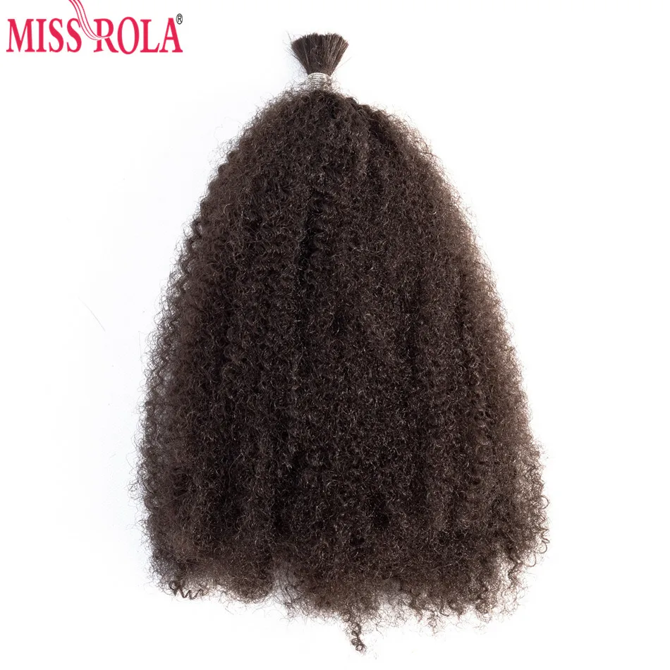Fräulein Rola Synthetische Afro Verworrene Lockige Haar Extensions 2 teile/los Reine Farbe Häkeln Braid Haar Groß 85g 12 zoll – Detail 4