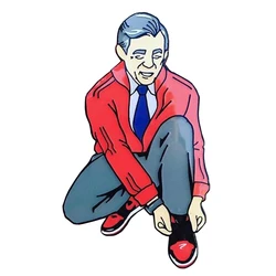 Mr. Retro Enamel Pin