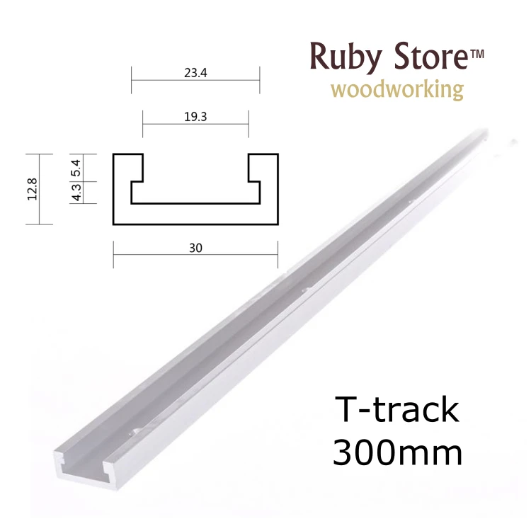 

12inch 300mm T-tracks T-slot Miter Track Jig Fixture Slot For Router Table Band Saw