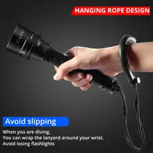 Underwater Diving Flashlight T6 L2 Waterproof 200M #2