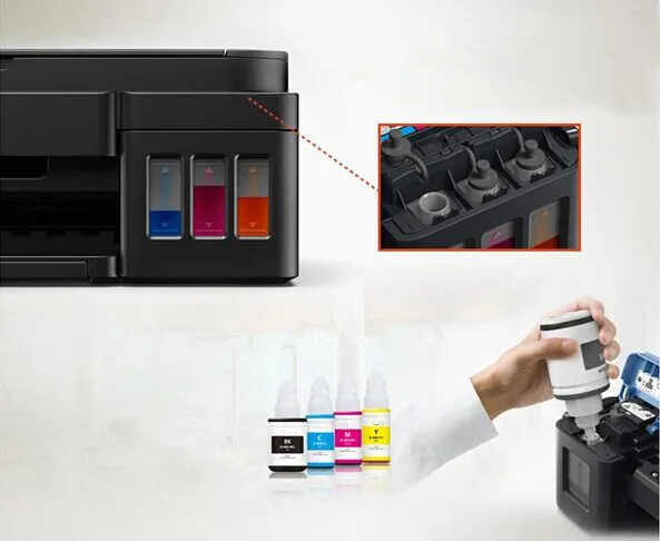 4color Compatible GI-490 big bk  GI490 490 c m y  ink for canon pixma G1400 G2400 G3400 G1000 G2000 G3000 G1100 ink tank printer