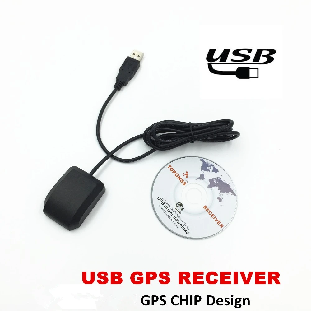 

USB GPS Receiver Free Shipping gps chip GPS Antenna G-Mousereplace BU-353S4 BU353S4 VK-162