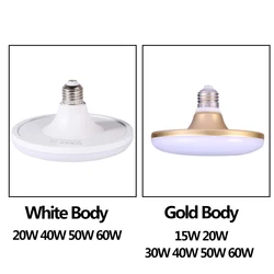 E27 LED Lamp Bulb 15W30W40W50W60W Lustre UFO Led Light Bulbs Home Kitchen Bedroom Lighting Office Store High-power Bulbs Suit