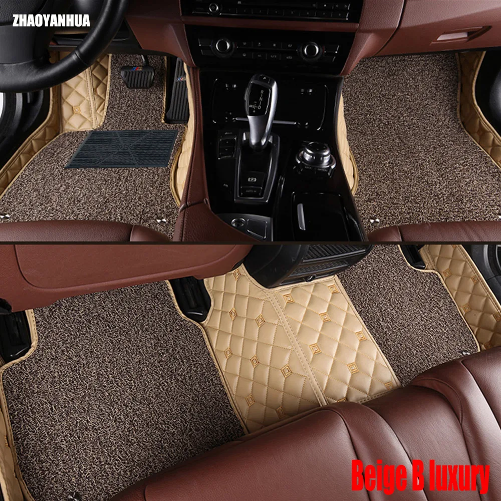 

ZHAOYANHUA Car floor mats for Nissan altima Rouge X-trail Murano Sylphy versa Tiida 5D car-styling carpet floor liner