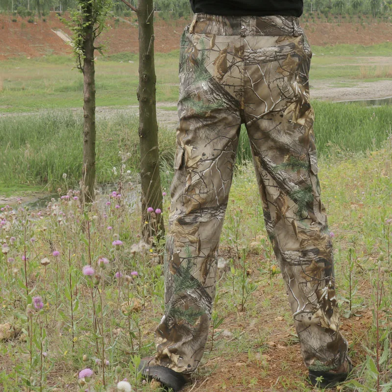 New Summer Bionic Camouflage Hunting Fishing Suit Breathable Long Sleeve T-Shirt Wearable Pants Tactical Military Ghillie Suit