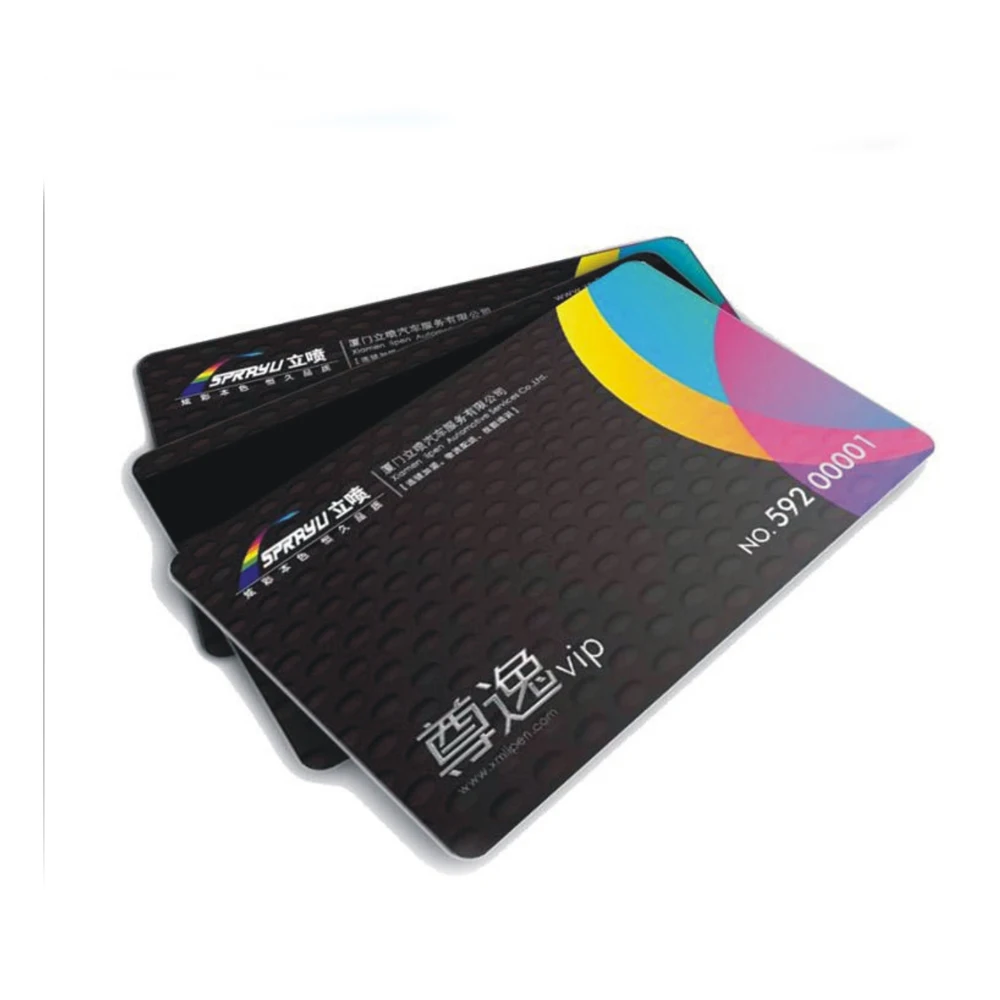 1000 pz Carta di Stampa Personalizzata 13.56 MHz Carta RFID Carta NFC 13.56 MHz ISO14443A s50 Stampato Modello Arbitrario Numero Carta VIP
