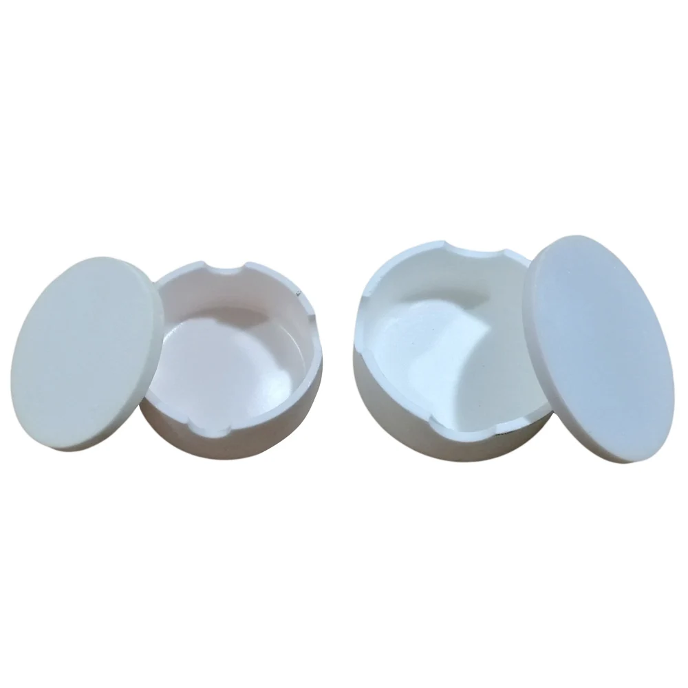 1Set Dental Lab CAD Crucible for Zirconia Crowns Sintered Crucible With Cover Round Shape Holding Beads In Oven